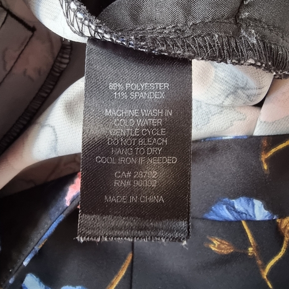 Willi Smith Floral Mid Rise Dress Pants - Picture 8 of 8